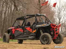 Rbg-p-rzr1k-003-03 Superatv Polaris Rzr Xp 1000 Rear Bumper Red
