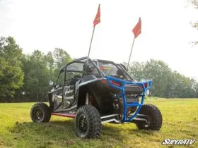 Rbg-p-rzrxpt-001-16 Superatv Polaris Rzr Xp 1000 Rear Bumper Voodoo Blue