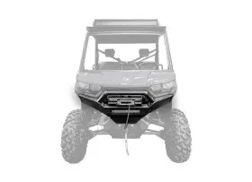 Tf040501-bk Thumper Fabrication Fab For Defender Front Winch Bumper Without Lights Black