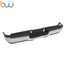 Bw1353128th Tinvhy Chrome Steel Black Replaces Rear Step Bumper For Ram 2500/3500 2019-2024 Pickup