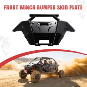 To-c1190 Tixo Front Winch Bumper Skid Plate Forpolaris Rzr Pro R Turbo 4 2022-2024 Steel New
