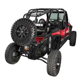 Tusk 134-914-0008d3af-999bdc Utv Rear Bumper Cargo Rack And Spare Tire Carrier