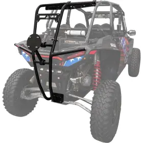 Tusk 134-914-00166d40-999bdc Utv Rear Bumper Cargo Rack And Spare Tire Carrier