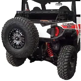 200-064-00027fe3-b31a5f Tusk Hitch Mounted Spare Tire Carrier For Polaris General Xp 4 1000 Ultimate