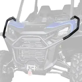 Kti-030215-009 Utvsxpert Can-am Commander Front Corner Bumper 2021 2025 Heavy-duty Steel Black