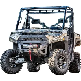2330-w505238-utv Warn Front Bumper With Integrated Winch Mount For 2014-2015 Polaris Ranger 900