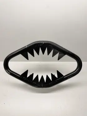 55-4012 Yamaha Teeth Alloy Front Bumper Aluminum Yfm 350x Warrior 89-04