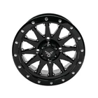 Quadboss Wagon Wheel 14X7, 4/110, 5+2, Black/milled RT-GW106147110BMIB New. Price: $179.00.