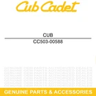 Cub Cadet 503-00588 Bumper Tube Plug Challenger MX750 MX550 Eps CX750 CX700 New. Price: $21.54.