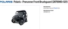 Polaris Ranger 2005 2010 Oem Pre-runner Front Brush Guard 2876980-521 Used. Price: $239.99.