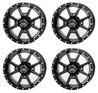 Atv/utv Wheels Set 14IN Frontline 556 Black 4/110 5+2 Irs New. Price: $813.04.