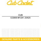 Cub Cadet B06-M12X1.25X25 Hexagon Flange Bolt Challenger CX750 CX700 CX500 Crew New. Price: $8.95.
