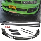 For Mitsubishi Outlander Sport Se Carbon Fiber Side Front Bumper Lip Splitter New. Price: $199.99.