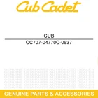 Cub Cadet 707-04770C-0637 Rear Chain Support Volunteer Wt Tracker Sport Limited New. Price: $88.48.