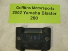 2002 Yamaha YFS200 88-06 Blaster Front Plastic Trim Cover Frame Bumper Black Used. Price: $22.00.