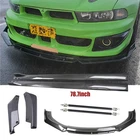 For Mitsubishi Outlander Sport Se Carbon Side Skirt Extensions Front Bumper Lip New. Price: $169.99.