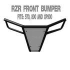 Polaris Rzr Silver Skid Plate Black Trim Front Bumper Fits S800 570 XP900 XP4900 New. Price: $179.98.