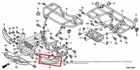 New Oem Honda Rincon Trx 680 Front Left Grille Cover. Price: $79.95.