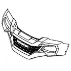 Honda Grille, Fr. *NH1* 61150-HL3-600ZB Oem New. Price: $69.52.