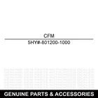 Cfmoto 5HY#-801200-1000 Rear U1000 Bumper New. Price: $236.95.
