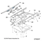 Polaris 1023811-589 Weld-mnt Rear Bumper Org Ranger 1000 Crew Xp New. Price: $94.99.
