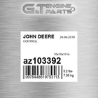 AZ103392 Control Fits John Deere (surplus Open Box) New. Price: $98.94.