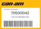 Can-am Genuine Male Cap 705001042 New. Price: $11.49.