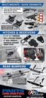 Kfi Products 101530 Rear Bumper Formed Polaris Ranger 18-26 New. Price: $199.95.