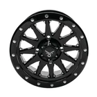 Quadboss Wagon Wheel 15X7, 4/156, 4+3, Black/milled RT-GW106157156BMIA New. Price: $216.99.