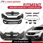 New Complete Front Bumper Cover Kit With Fog Light For 2020 2021 2022 Honda Cr-v. Price: $436.18.