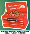 Mac Tools Sure, You Can - Vintage Original Vinyl Decal Sticker Automotive Used. Price: $8.02.