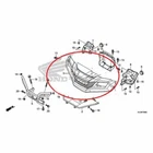 New Oem Honda Pioneer 700 Front Bumper Grille Shroud. Price: $189.95.