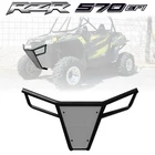 Rzr Front Bumper Silver Skid Plate Led Tabs Black Frame Polaris 570 800 XP900 New. Price: $179.99.
