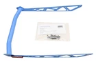 New Oem Polaris 2880993-737 Sky Blue Extreme Rear Bumper Kit Nos. Price: $229.95.