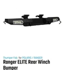 Ranger Elite Rear Winch Bumper TF010602-BK-GR-L Fitment Guide Description New. Price: $895.00.