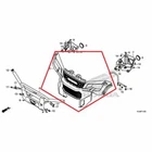 New Oem Honda Pioneer 1000 Front Grill Bumper Shroud. Price: $254.95.