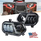 Led Headlight Drl High Low Beam For Polaris Scrambler Rzr Sportsman Ranger New. Price: $136.00.