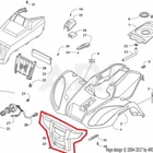 Arctic Cat Alterra 150 Front Bumper Fender Fascia New Oem. Price: $84.95.