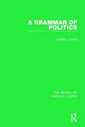 Grammar Of Politics (works Harold J. Laski) By (english) Pa Brand. Price: $70.14.