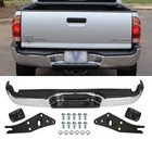 New Chrome Rear Step Bumper For 2005-2015 Toyota Tacoma Complete Steel Assembly. Price: $162.00.