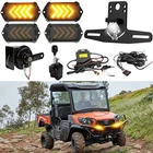 Utv Street Legal Turn Signal Kit + License Plate For Kubota RTV-XG850 Sidekick New. Price: $129.57.