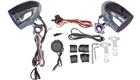 J&m Handlebar Mount Bluetooth Self-amplified 3-1/8" Speaker Kit 120W Chrome New. Price: $205.70.
