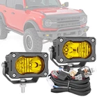 2PCS 3" Pro Amber Led Pods Driving Combo Lights Offroad 4WD W/ Wire Harness New. Price: $39.99.