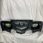 Can-am Outlander 400 4X4 Front Grill Plastic Green + Headlights Bombardier Oe Used. Price: $59.00.