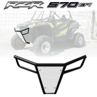 White Rzr Front Bumper Skid Plate Led Tabs Black Frame Polaris 570 800 XP900 New. Price: $179.99.