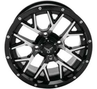 Quadboss 608578 15X7 4/156 Barbwire Machined Wheel New. Price: $258.96.