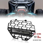 Front Grill With Led Light Bar For Polaris Rzr Xp/pro R/pro 2025, Utv Pp New. Price: $143.36.