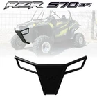 Polaris Rzr Front Bumper & Skid Plate With Led Tabs 570 800 XP900 Black Panel New. Price: $179.99.
