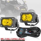 For Can-am Maverick X3 3" Led Cube Work Light Bar Spot Flood Pods+ Rocker Switch New. Price: $46.99.