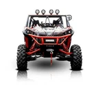 Hmf Racing Hd Defender Front Bumper Guard Utv Can-am Red Maverick New. Price: $399.95.